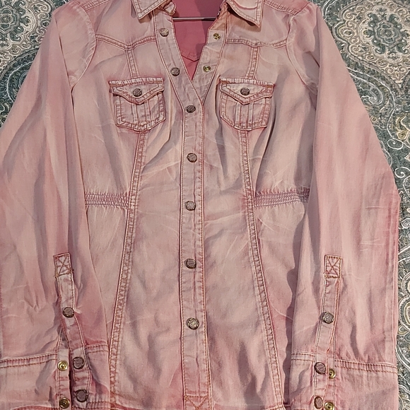 Guess Vintage Old Rose Shirt - Picture 1 of 3